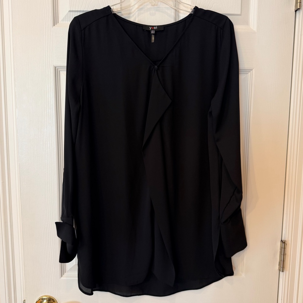 Elegant Black Women's Top